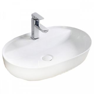 Раковина накладная BelBagno 61см белая BB1346